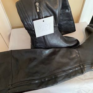 Franco Sarto Black Battina Boots Size 5 1/2